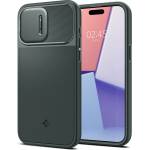 Spigen Гръб Spigen Optik Armor MagSafe за iPhone 15 Pro- Зелен