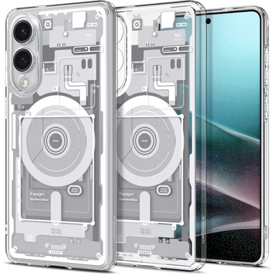 Spigen Ultra Hybrid Mag Case with MagSafe за Samsung Galaxy S25 Edge с печат - бял (ACS09417)