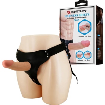 Пенис колан с мека силиконова глава, 17, 5см. - Pretty Love Stark (DEBRA01802)