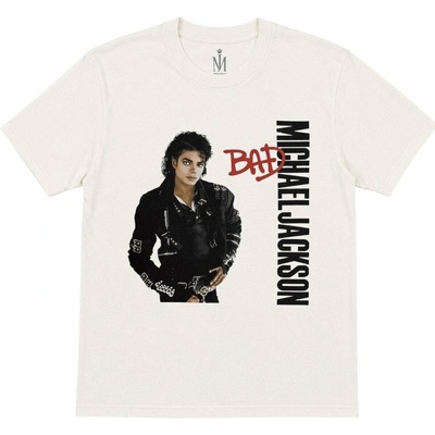 Michael Jackson tričko Bad White