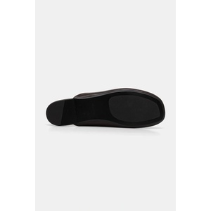 Calvin Klein Кожени балеринки OBLIQUE BALLERINA SLINGBACK LTH (HW0HW02852)