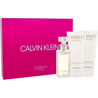 Calvin Klein Eternity for Women EDP 50 ml + sprchový gel 100 ml + tělové mléko 100 ml