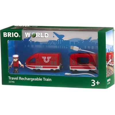 Brio Červený vláček na baterie – Zboží Mobilmania