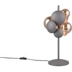 Trio Select Настолна лампа със стъклен абажур в сиво-златисто (височина 50 cm) Bubble - Trio Select (517400342)