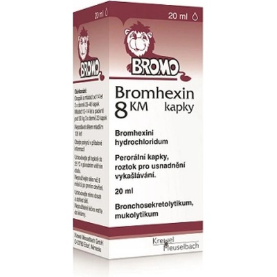 BROMHEXIN KM POR 8MG/ML POR GTT SOL 1X20ML