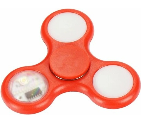 Fidget Spinner LED 5 Červený