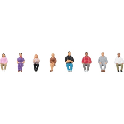 Faller Sitting people IV sediaci ľudia (8 figúrok) HO 1/87