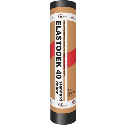 Asfaltový pás hydroizolační ELASTODEK 40 STANDARD DEKOR šedý (7,5 m2/role)