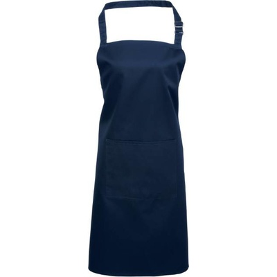 Premier Workwear Pracovní zástěra za krk s kapsou PR154 Navy Pantone 2766 72x86cm