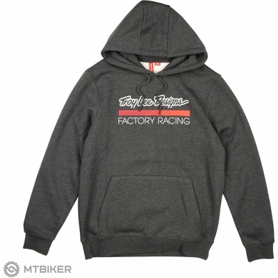 Troy Lee Designs Factory Racing black heather/červená