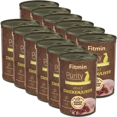 Fitmin Dog Purity Chicken with Liver 12 x 400 g