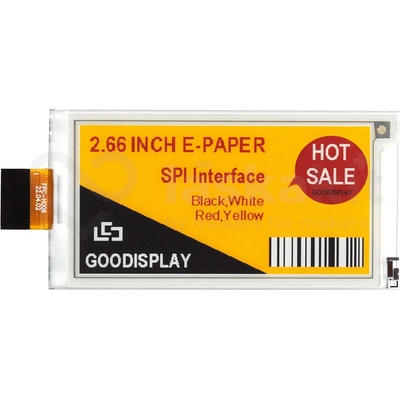 Good Display GDEY0266F51H 2.66" 360x184 ePaper displej 4 barvy – Zboží Živě