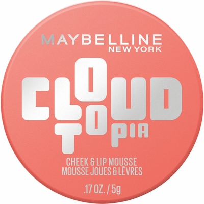 Maybelline Multifunkčná pena na pery a tváre CloudTopia Mousse 05 Coral Illusion 5 g