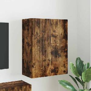 vidaXL TV стенен шкаф 59, 5 x 31 x 80 см Димян дъб Инженерна дървесина (892364)