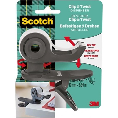 3M Dispenzor C19 Clip s páskou Magic 19 mm x 8,89 m