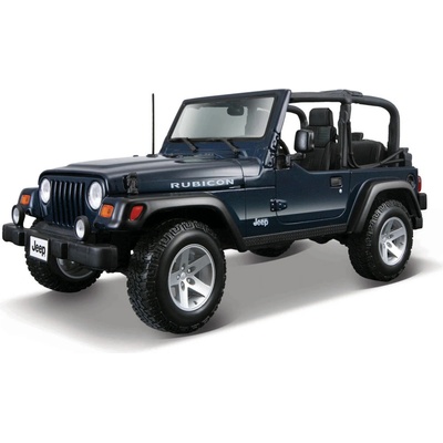 Maisto Jeep Wrangler Rubicon Blue 1:18