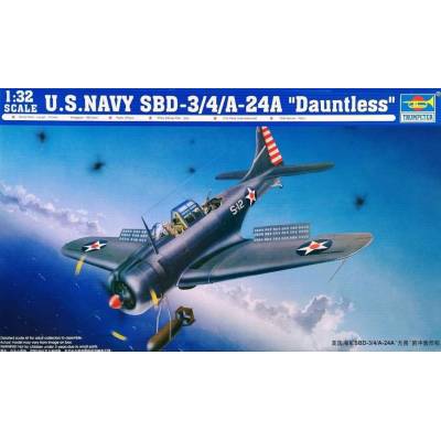 Trumpeter U.S. NAVY SBD-3/4/A-24A Dauntless 1:32