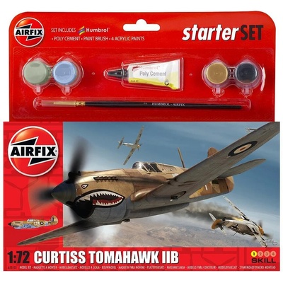 Airfix Стартов комплект на американски изтребител Curtiss Tomahawk IIB (985101)