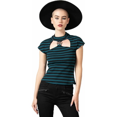 KILLSTAR дамска тениска KILLSTAR - Lamia - зелено - KSRA006229