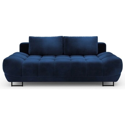 Windsor & Co Sofas Kráľovsky trojmiestna rozkladacia pohovka so zamatovým poťahom Cirrus modrá