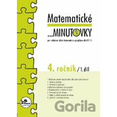 Matematické minutovky pro 4. ročník/ 1. díl Hana Mikulenková