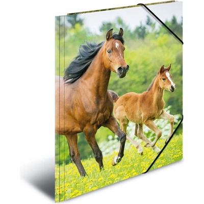 Doska s gumičkou PP A4 Horses - kôň