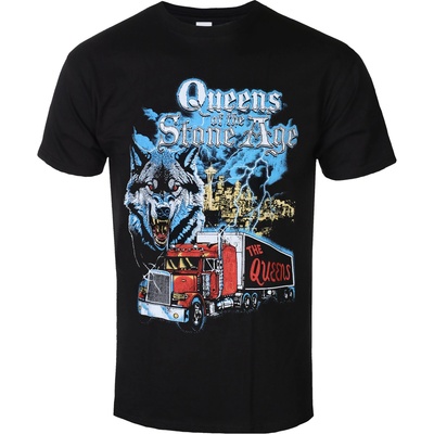 ROCK OFF Мъжка тениска Queens of the Stone Age - Wolf Skyline - ROCK OFF - QOTSATS37MB