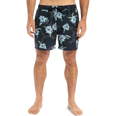 Quiksilver Бански гащета Quiksilver Everyday Straight Volley 15´´ swimming shorts - Black (Backyards Black / Kvj7)