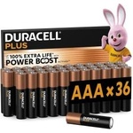 Duracell Plus AAA Batteries (Pack of 36) - Alkaline Batteries 1.5V - LR03