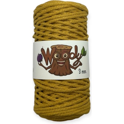 Woody Crafts Woody 3 mm – Hořčicová (100m)