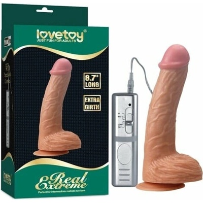 Lovetoy 8.7" Real Extreme Extra Girth Vibrating