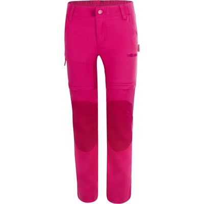 Trollkids Детски панталон със свалящи крачоли Trollkids Kids Arendal Pants XT Walking trousers - Rubine Red - размер 110 (EU) (701-1548-0413)