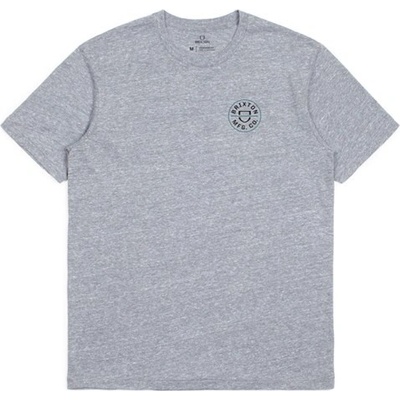 Brixton Crest Ii SS Stt Heather grey black