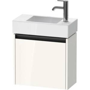 Duravit Ketho. 2 - Шкафче за умивалник 44x48x24 см, 1 врата, панти отдясно, лъскаво бяло K25072R22220000 (K25072R22220000)