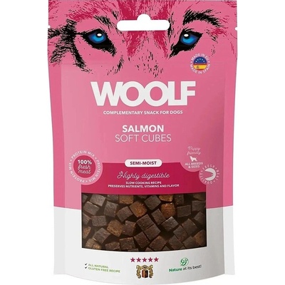 Woolf Soft Cubes Salmon 100 g