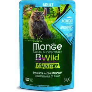 Monge BWild Grain Free Adult sardine & vegetables 85 g