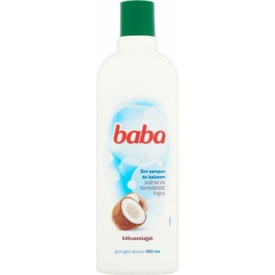 Baba šampón s balzamom 2in1 kokos 400 ml
