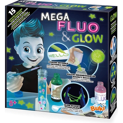 Buki Mega Fluo and Glow laboratoř