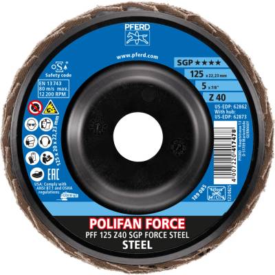 Pferd lamelový brúsny kotúč 125 mm Z40 67688124