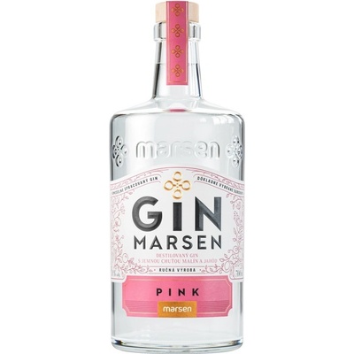 Marsen Gin Pink 38% 0,7 l (čistá fľaša)