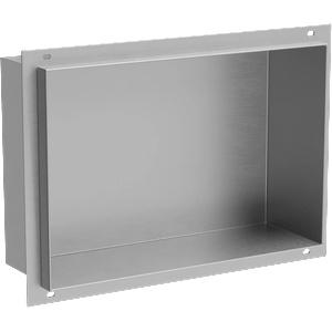 Mexen X-Wall-NR нишева етажерка без фланец 30 x 20 см, инокс - 1911302010 (1911302010)