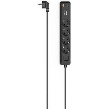 Hama 4 Plug + 3 USB 1,4 m Switch (223194)