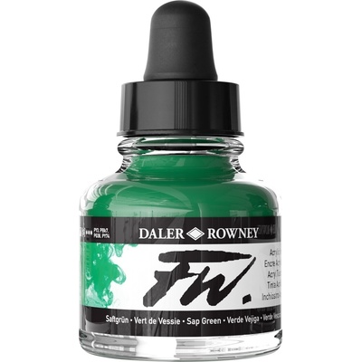 Daler Rowney FW Акрилно мастило Sap Green 29, 5 ml 1 бр (160029375)