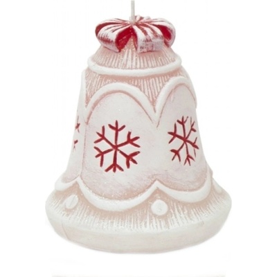 Bartek Candles Vánoční Zvonek Červená 80 mm