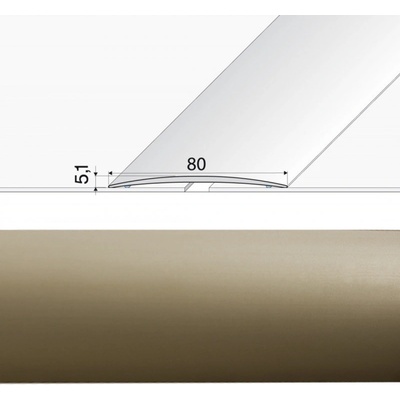 Jutex A71 Prechodová lišta champagne