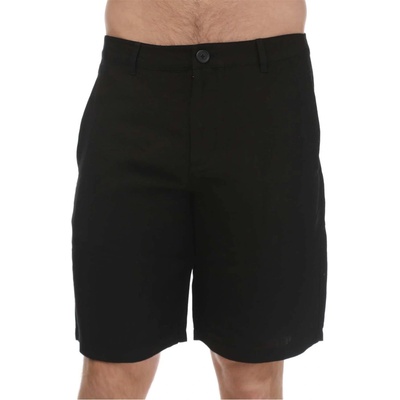 Armani Exchange Къси панталони Armani Exchange Linen Rayon Twill Shorts - Black