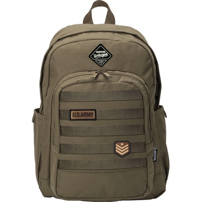 Unkeeper Ученическа раница Unkeeper - Army, Тъмнокафява (DKT64917)