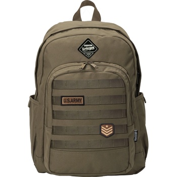 Unkeeper Ученическа раница Unkeeper - Army, Тъмнокафява (DKT64917)
