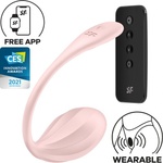Satisfyer Ribbed Petal Connect App ružové