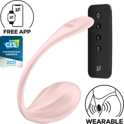 Satisfyer Ribbed Petal Connect App ružové